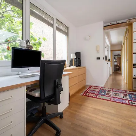 Stunning Architect House, With Courtyard Feriehus Paris